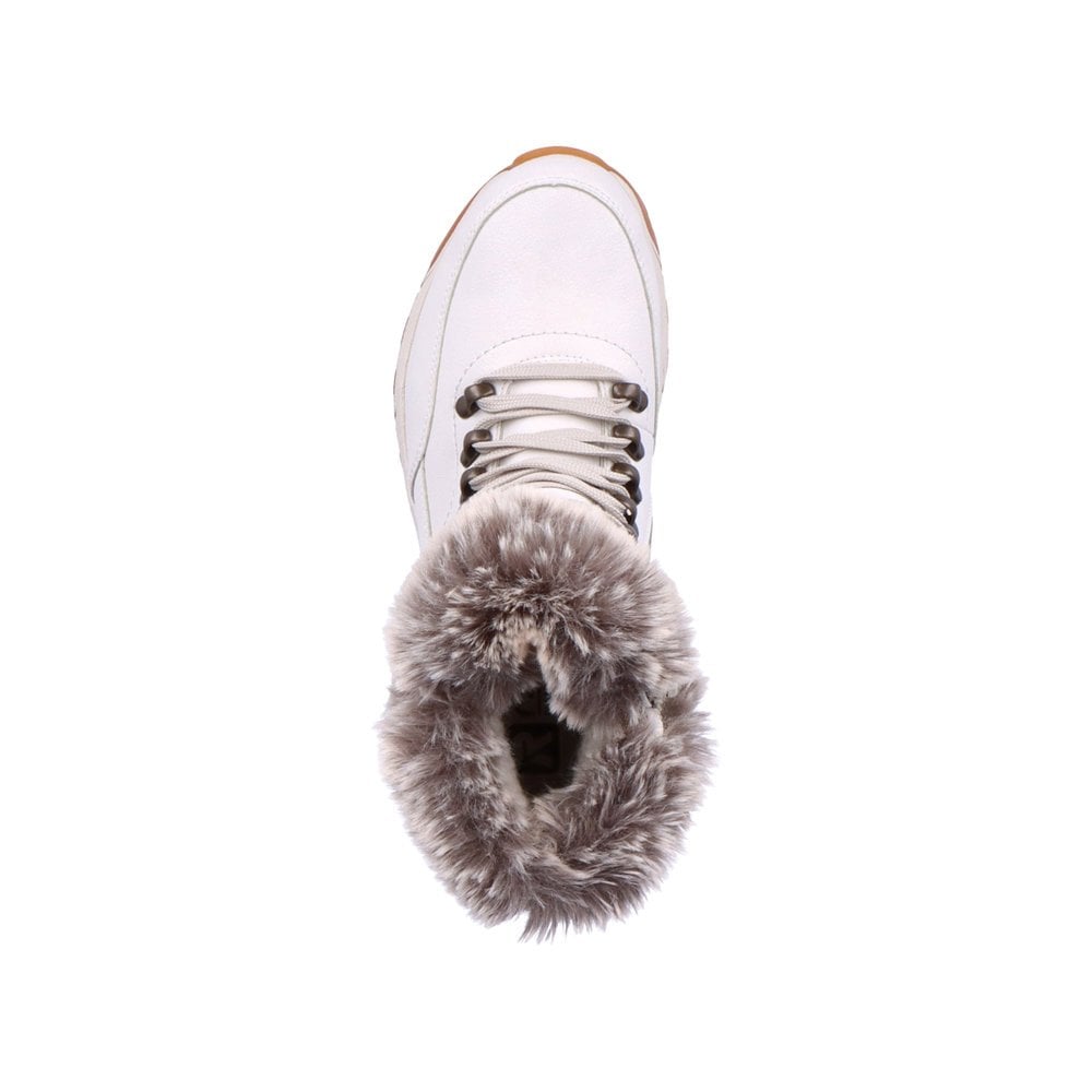 Rieker W0063-80 Zip Boots - White
