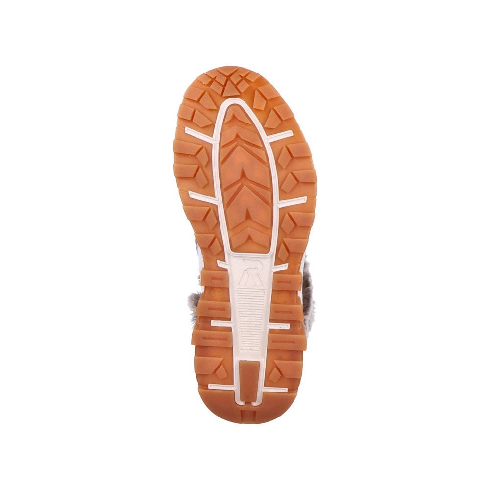 Rieker W0063-80 Zip Boots - White