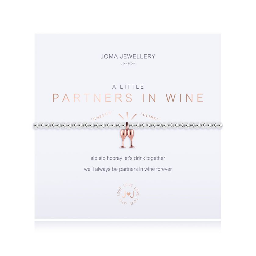Joma Jewellery A Little Partners In Wine Bracelet