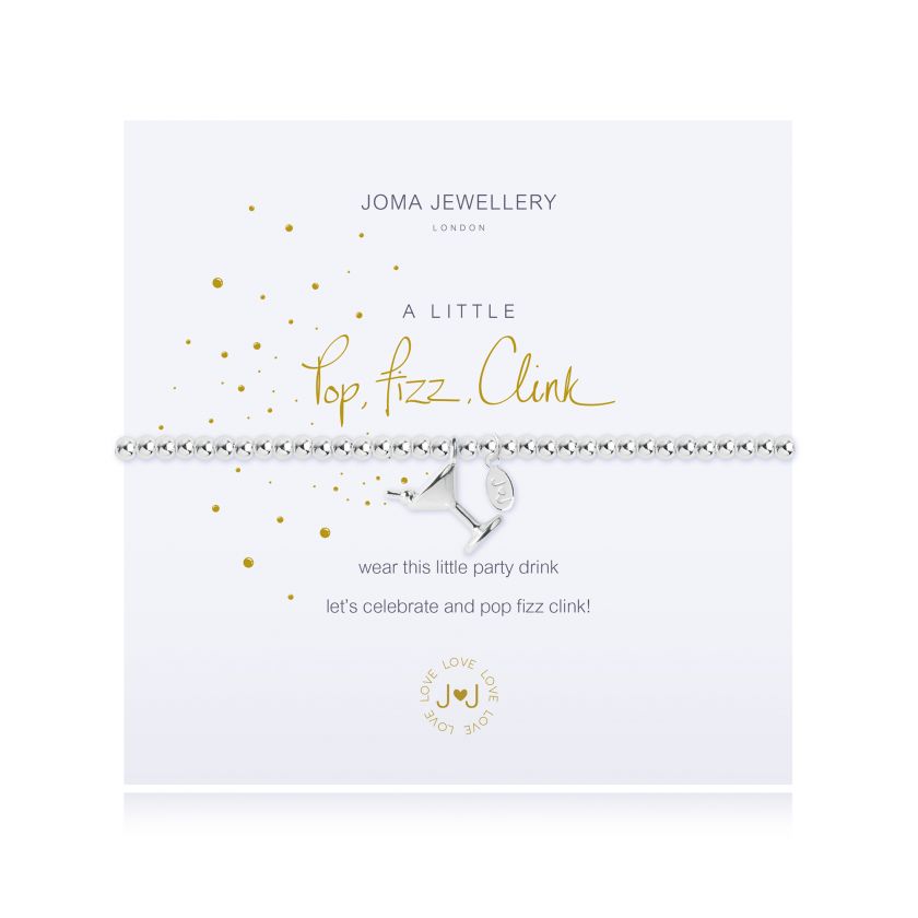 Joma Jewellery A Little Pop, Fizz, Clink Bracelet