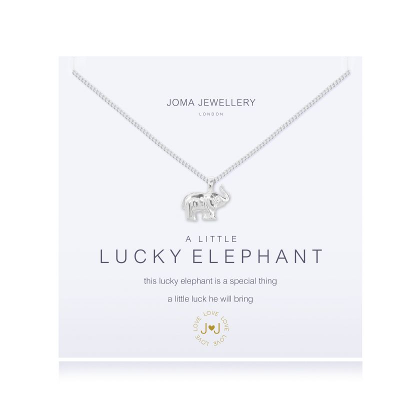 Joma Jewellery A Little Lucky Elephant Necklace