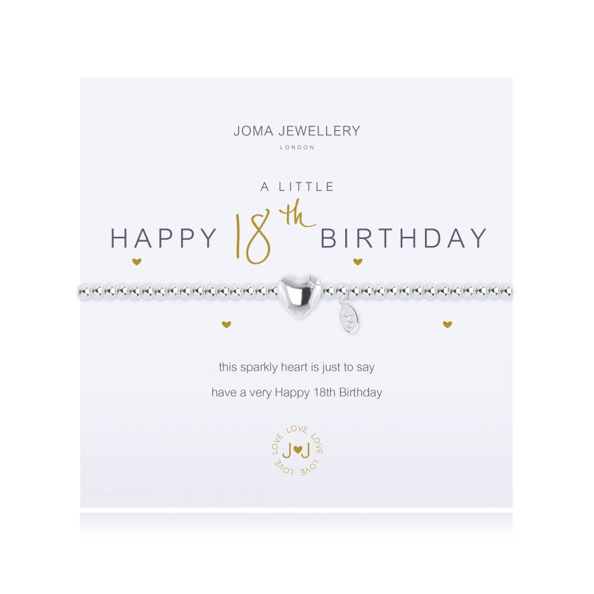 Joma Jewellery A Little Happy 18Th Birthday Bracelet