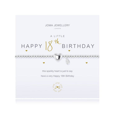 Joma Jewellery A Little Happy 18Th Birthday Bracelet