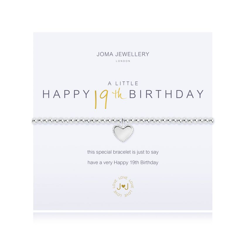 Joma Jewellery A Little Happy 19Th Birthday Bracelet