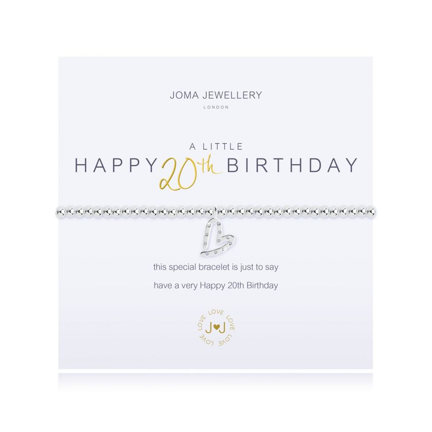 Joma Jewellery A Little Happy 20Th Birthday Bracelet