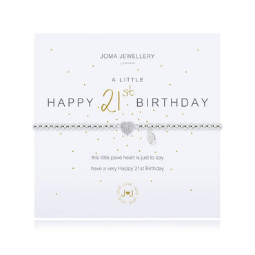 Joma Jewellery A Little Happy 21St Birthday Bracelet