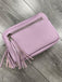 Italian Leather Lilac Bag