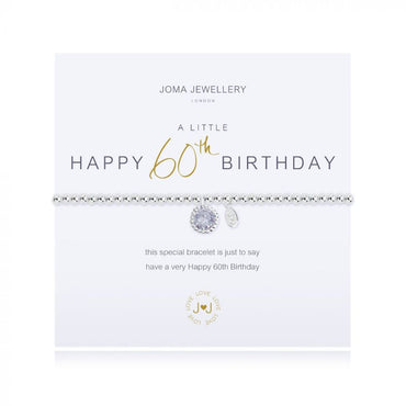 Joma Jewellery A Little Happy 60Th Birthday Bracelet