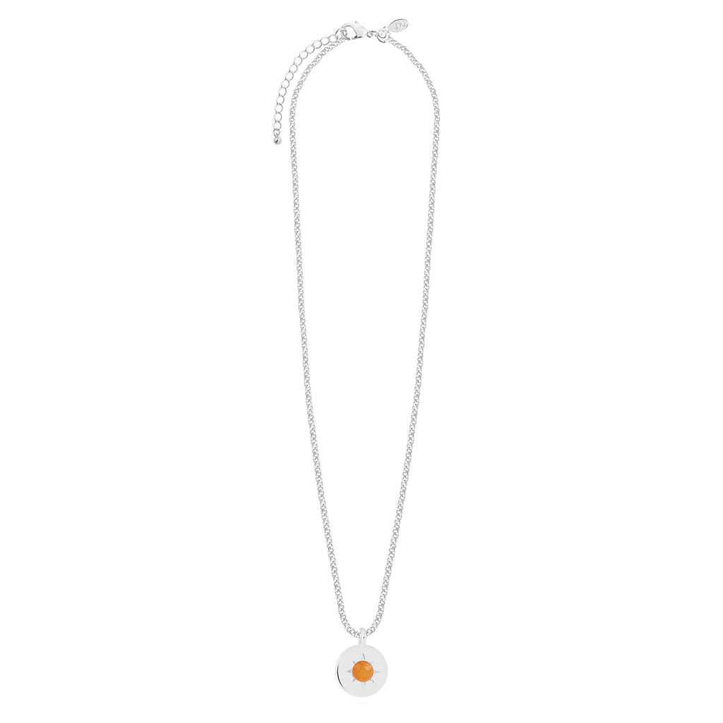 Joma Jewellery Birthstone a little Necklace July Sunstone