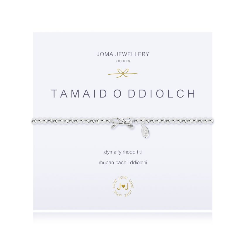 Joma Jewellery A Little Thank You Bracelet (Welsh)