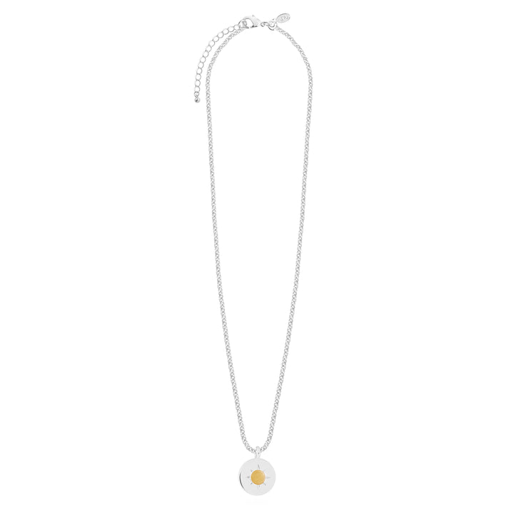 Joma Jewellery Birthstone a little Necklace November Yellow Quartz