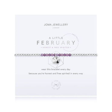 Joma Jewellery A Little Birthstone February Amethyst