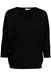 Saint Tropez Mila V-Neck Pullover Black