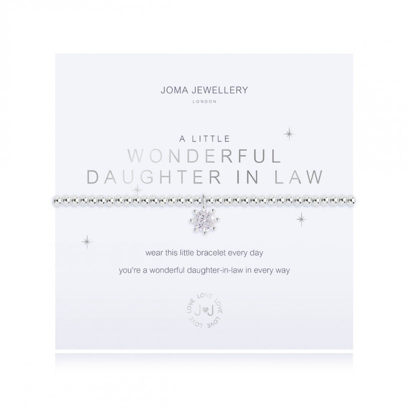 Joma Jewellery A Little wonderful Daughter In Law bracelet