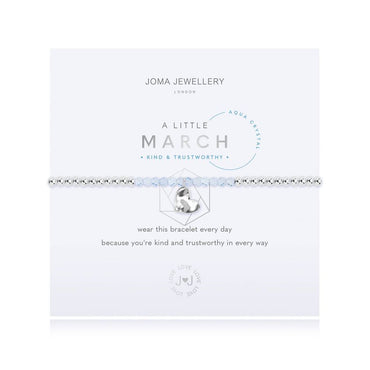 Joma Jewellery A Little Birthstone March Aqua Crystal