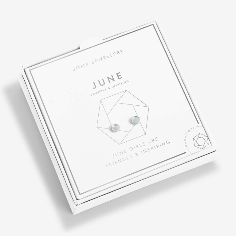 Joma June Birthstone Boxed Earrings