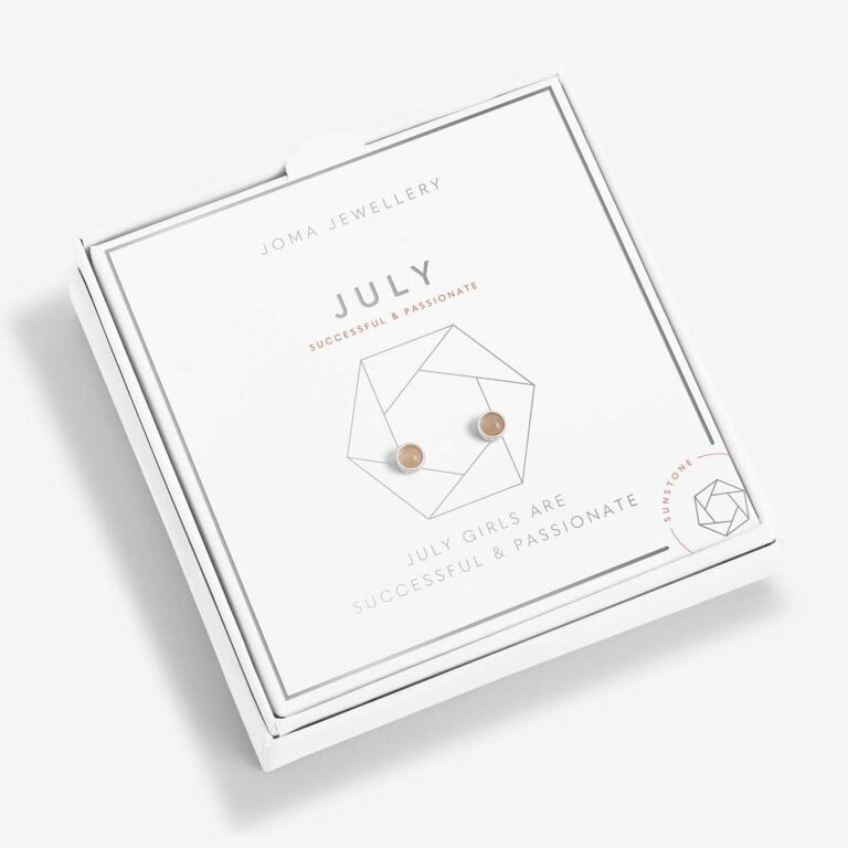 Joma July Birthstone Boxed Earrings