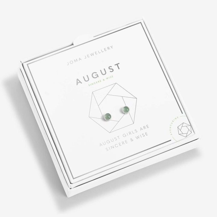 Joma August Birthstone Boxed Earrings