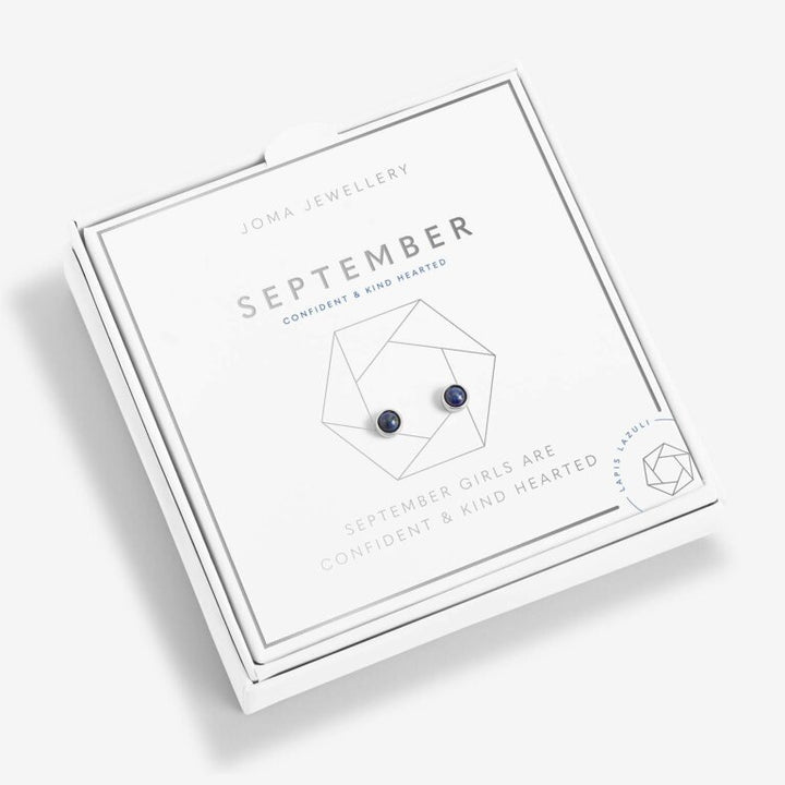 Joma September Birthstone Boxed Earrings