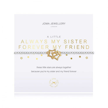 Joma Jewellery A Little Always My Sister, Forever My Friend Bracelet |