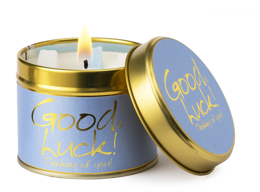 Lily Flame Candle Tin - Good Luck