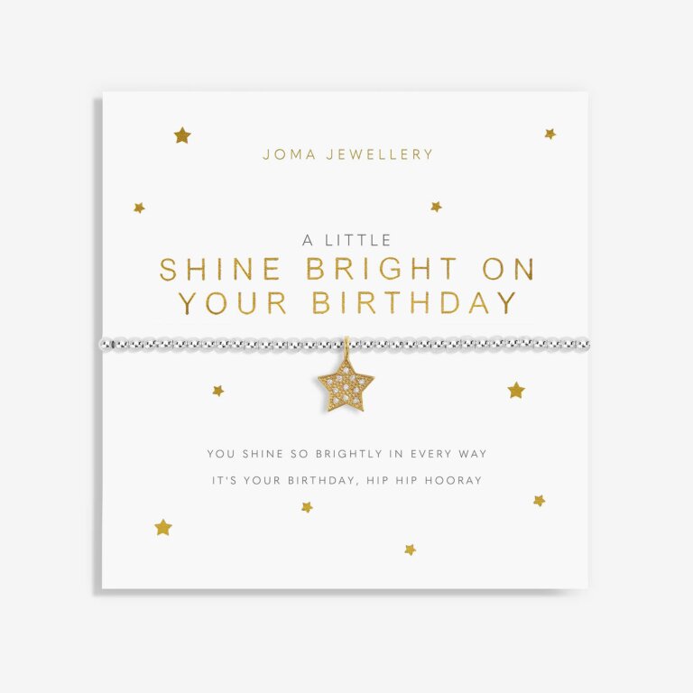 Joma A Little 'Shine Bright On Your Birthday' Bracelet