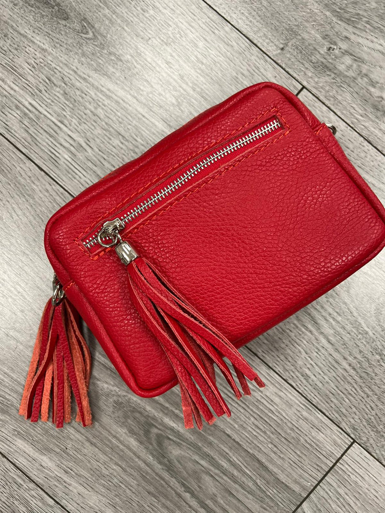 Italian Leather Red Bag