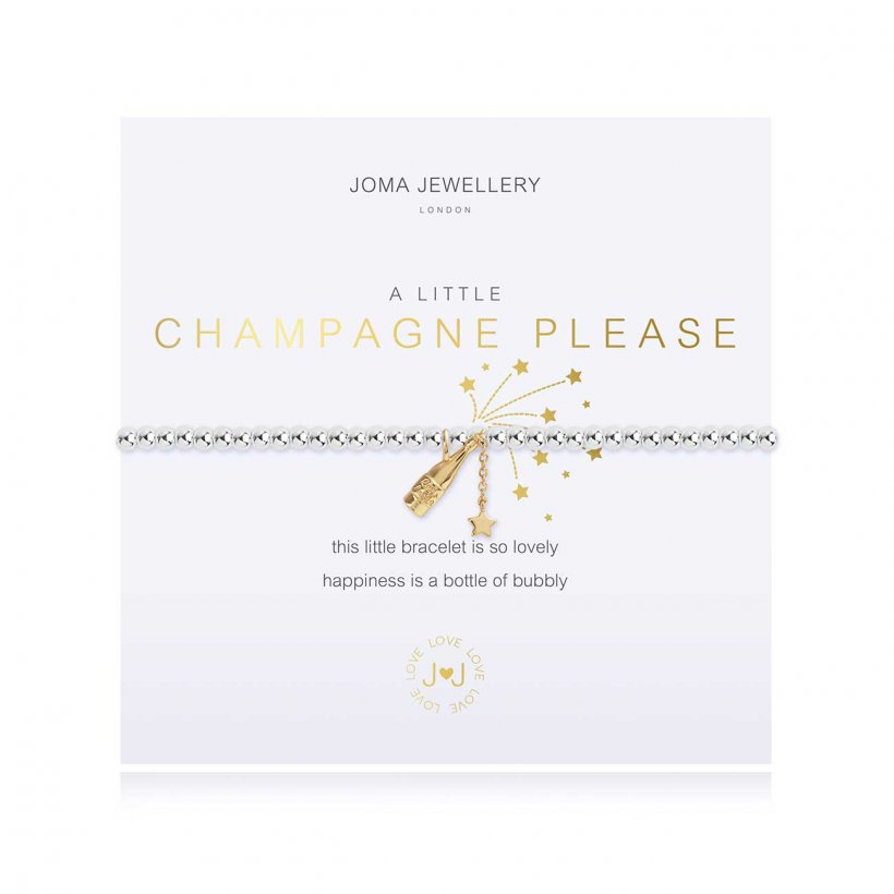 Joma Jewellery A Little Champagne Please Bracelet