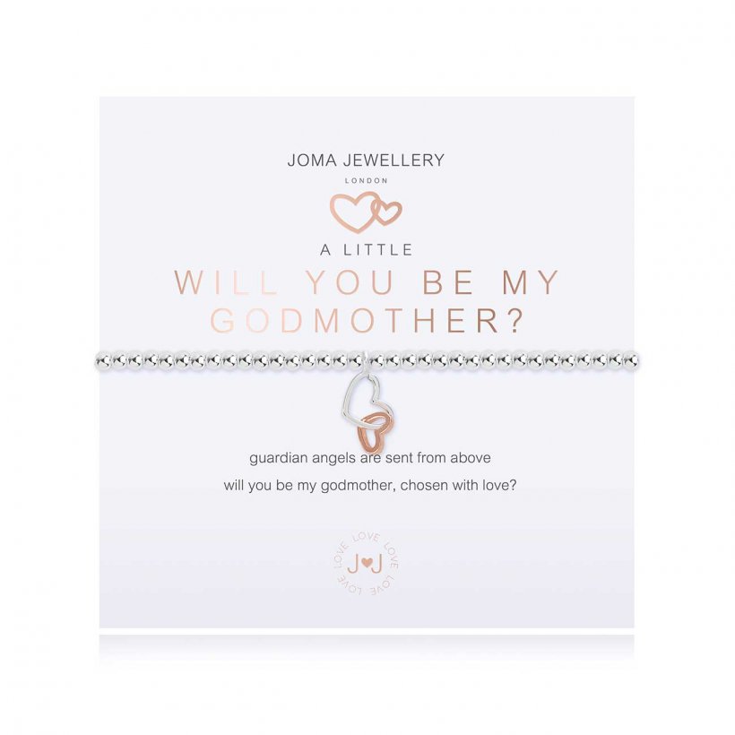 Joma Jewellery A Little Will You Be My Godmother Bracelet