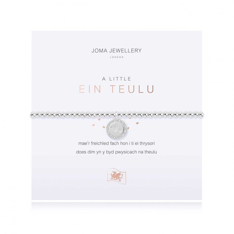 Joma Jewellery A Little Our Family Bracelet | Welsh |