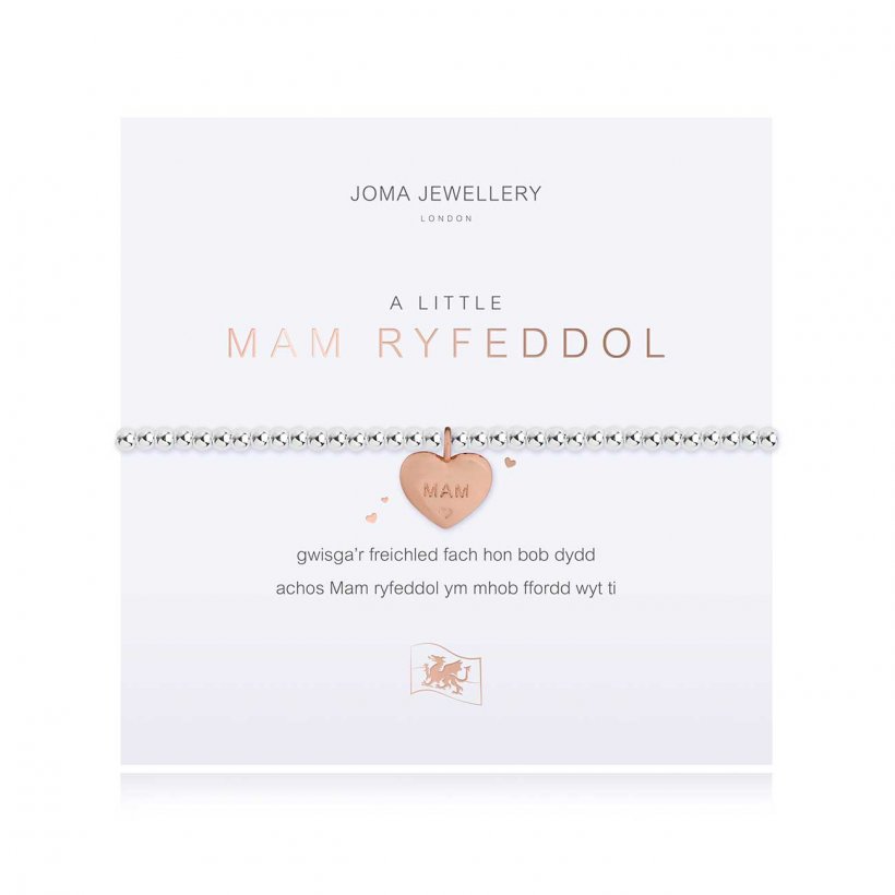 Joma Jewellery A Little Wonderful Mam Bracelet | Welsh |