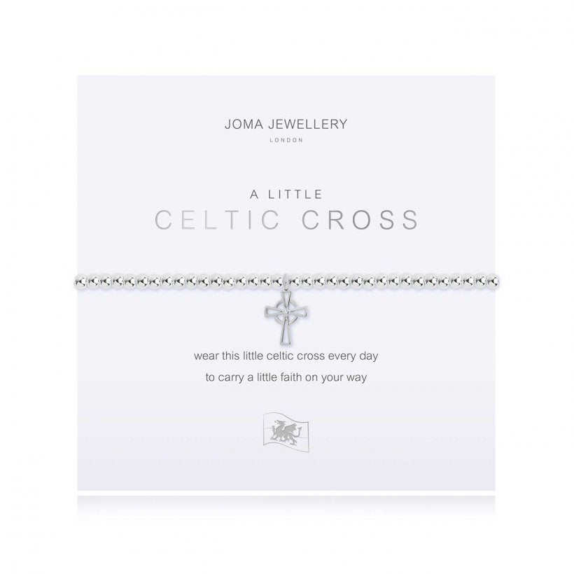 Joma Jewellery A Little Celtic Cross Bracelet | Welsh |