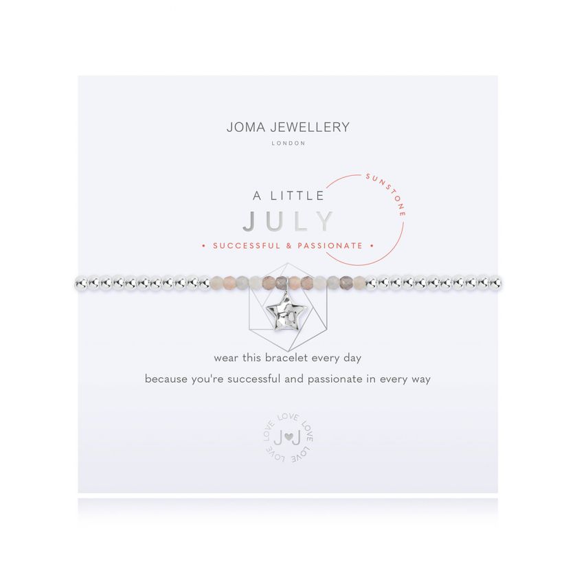 Joma Jewellery A Little Birthstone July Sunstone
