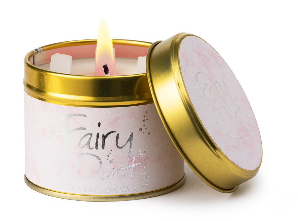 Lily Flame Candle Tin - Fairy Dust
