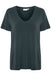 Saint Tropez Adelia Black V Neck T-Shirt