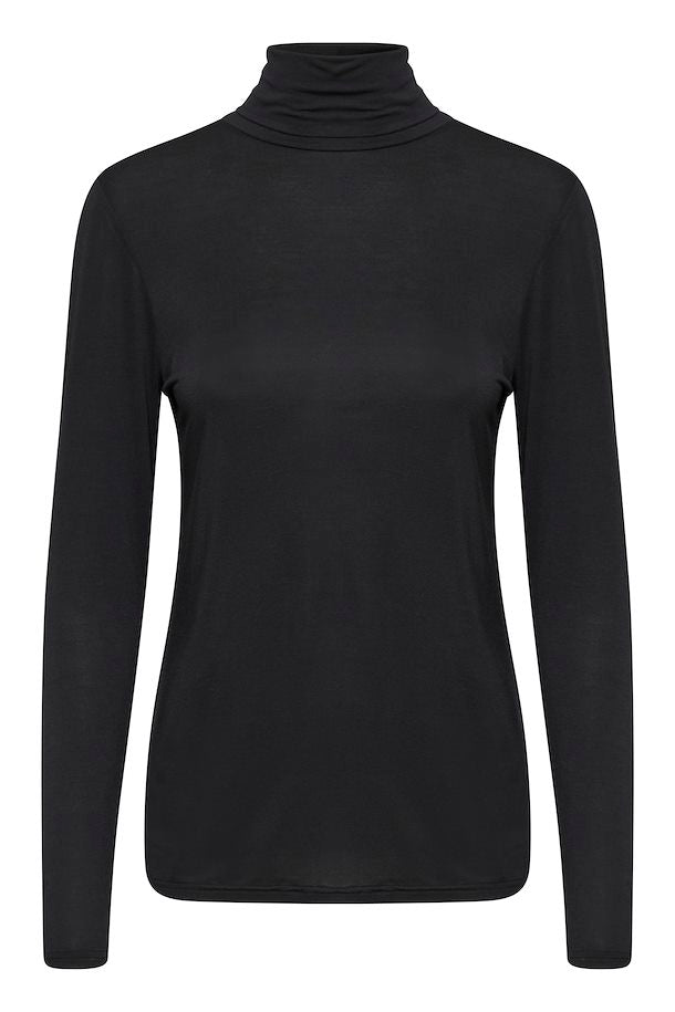 Saint Tropez Adelia Rollneck Black