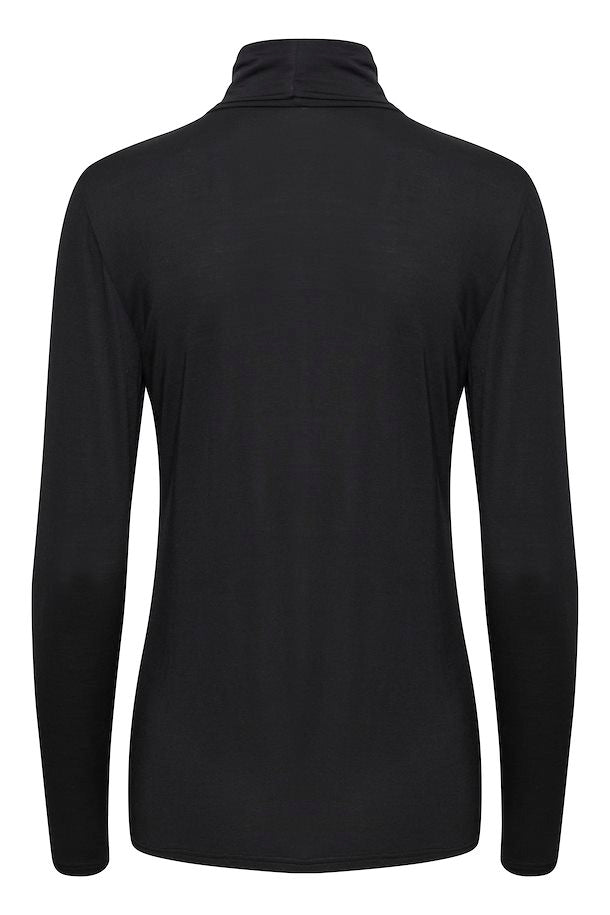 Saint Tropez Adelia Rollneck Black