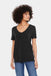 Saint Tropez Adelia Black V Neck T-Shirt