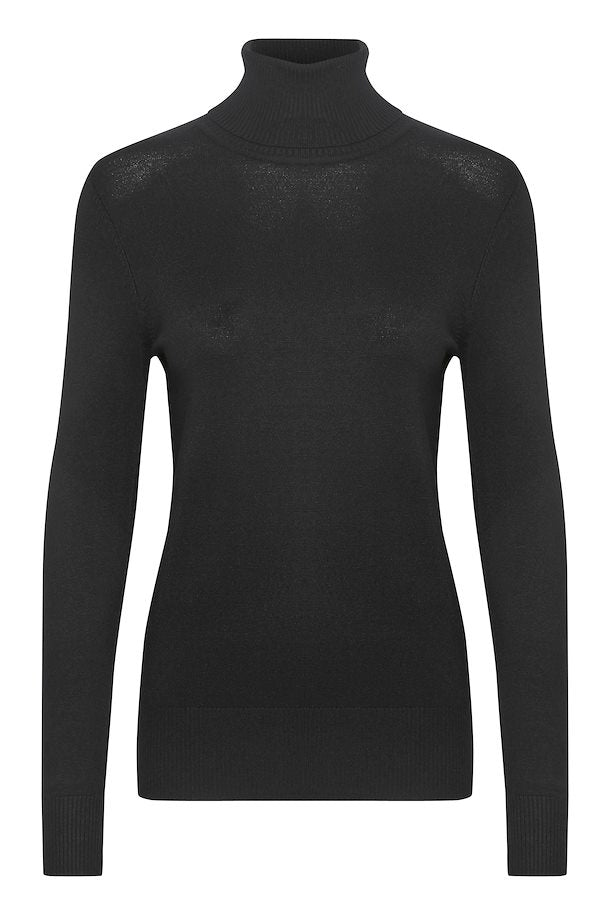 Saint Tropez Mila Rollneck Pullover Black