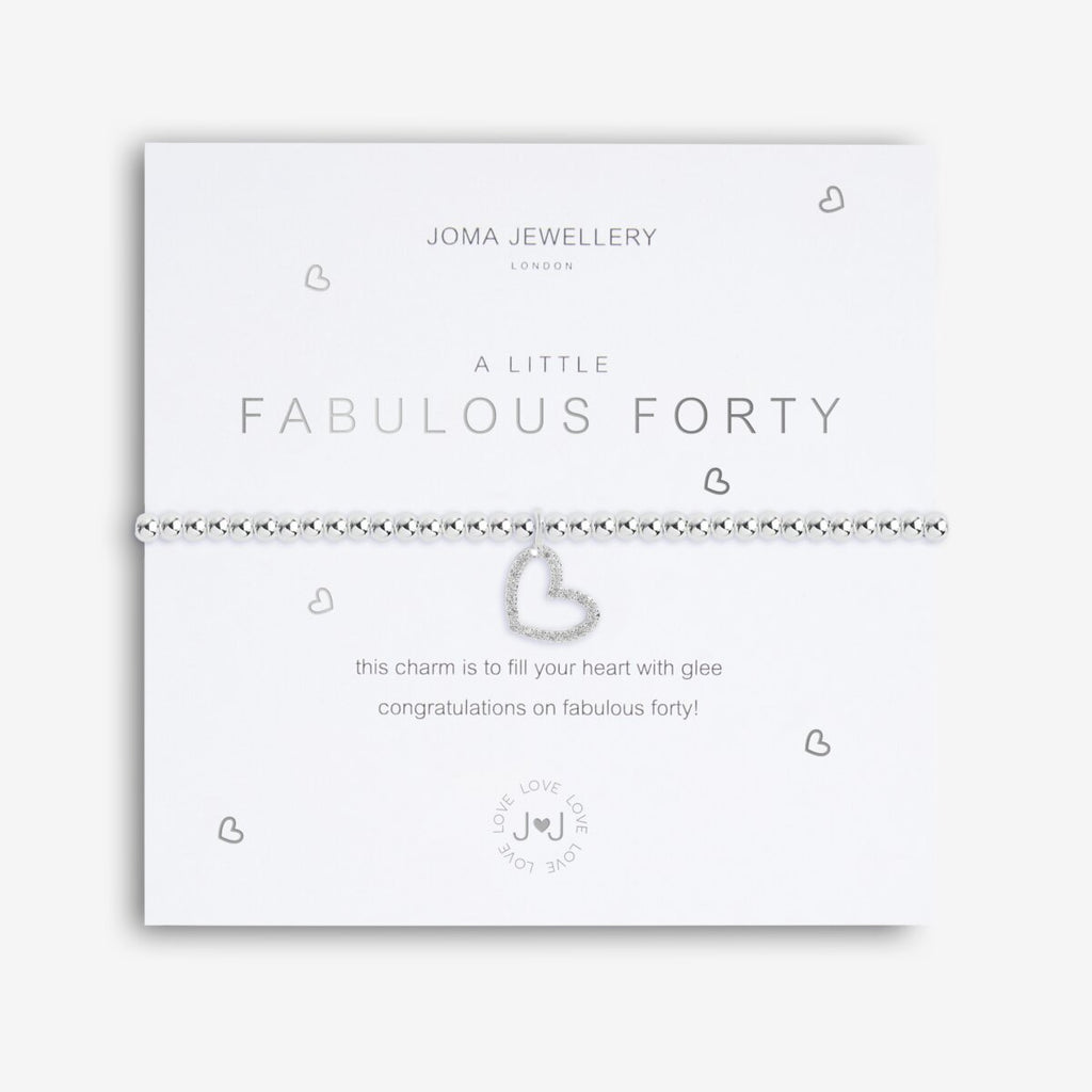 Joma Jewellery A LITTLE 'FABULOUS FORTY' BRACELET