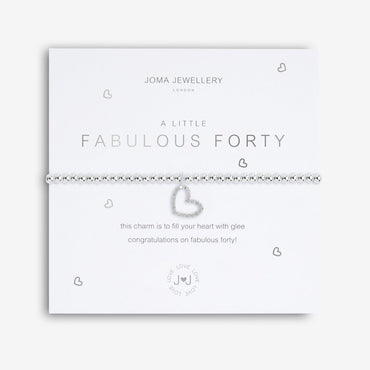 Joma Jewellery A LITTLE 'FABULOUS FORTY' BRACELET