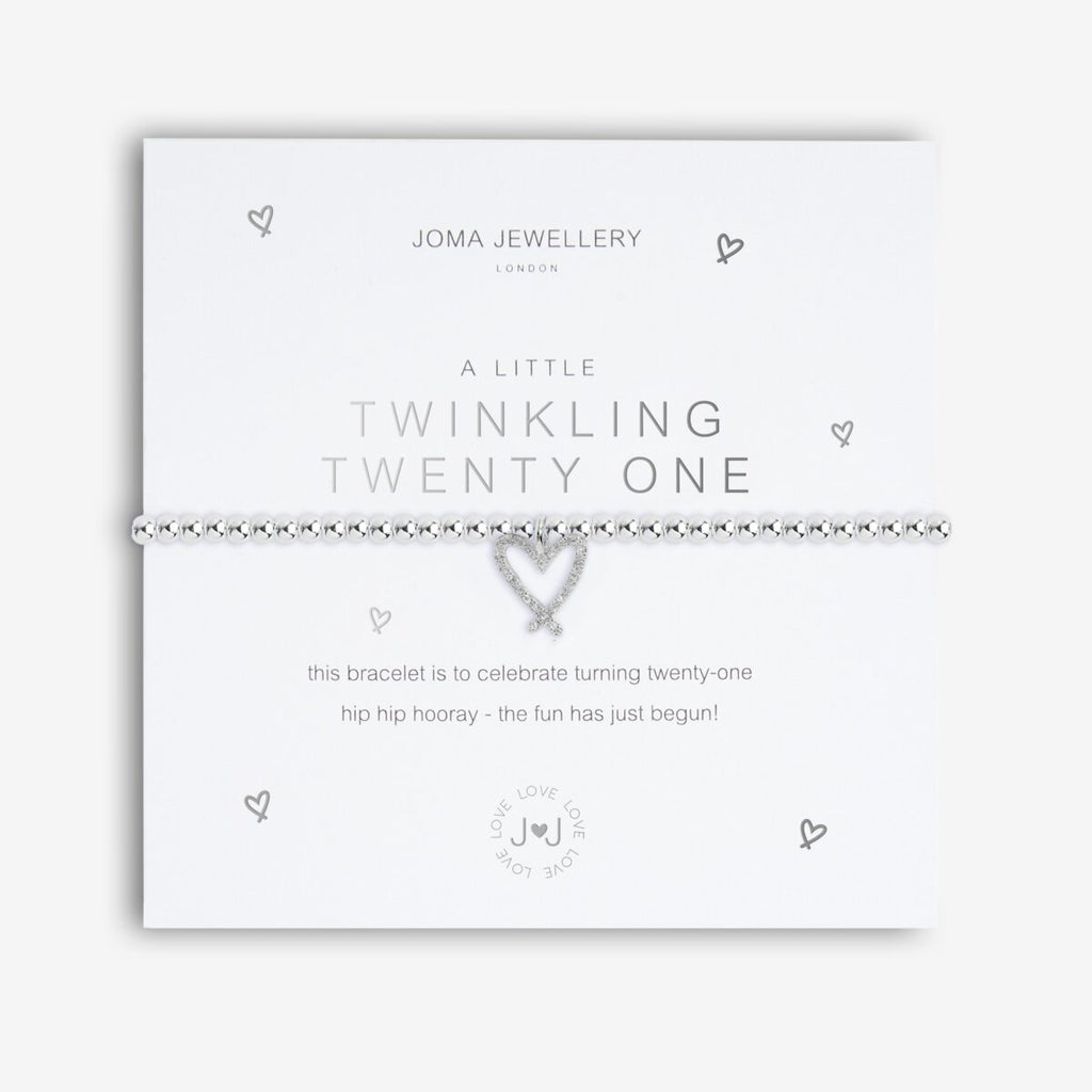 Joma Jewellery A LITTLE 'TWINKLING TWENTY ONE' BRACELET
