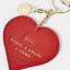 KATIE LOXTON Chain Keyring 'Love Makes A House A Home' in Red