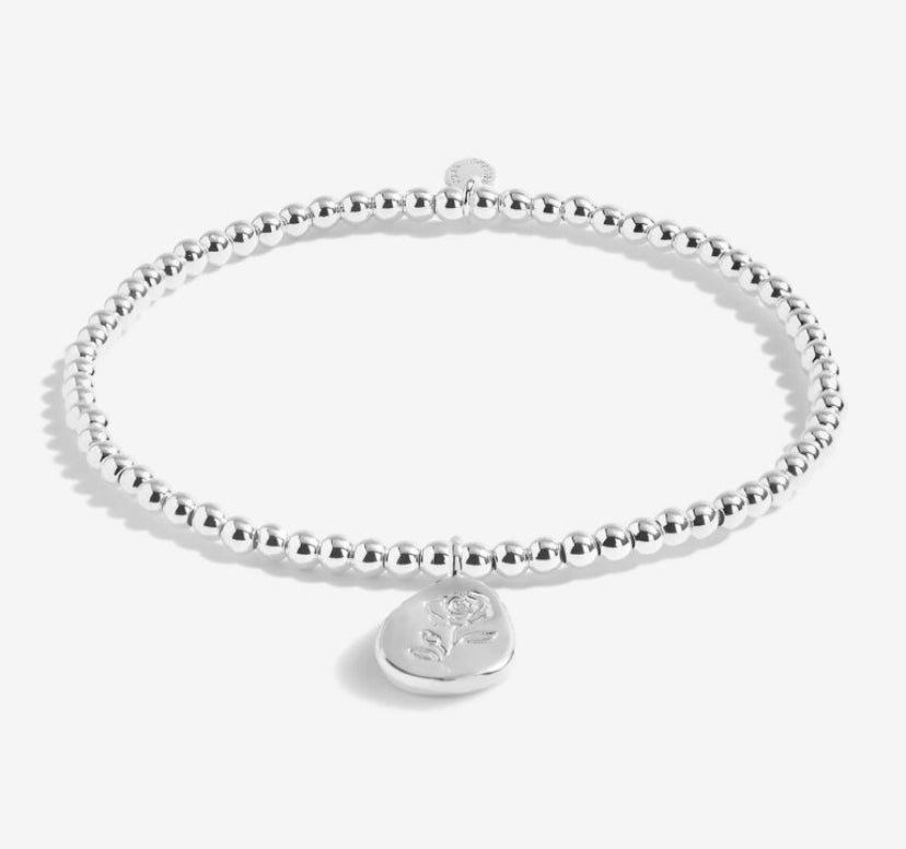 Joma Jewellery- Birthflower A Little June Bracelet- Rose