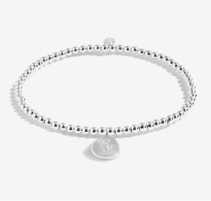 Joma Jewellery- Birthflower A Little October Bracelet- Cosmos
