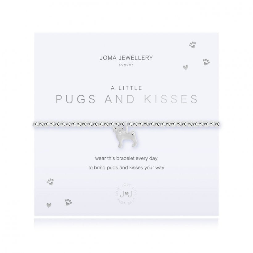 Joma Jewellery A Little Pugs and Kisses Bracelet