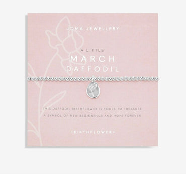 Joma Jewellery- Birthflower A Little March Bracelet- Daffodil