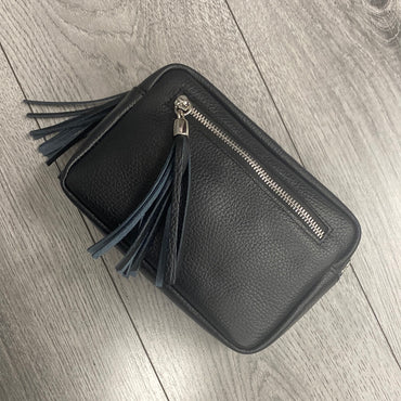 Italian Leather Black Bag
