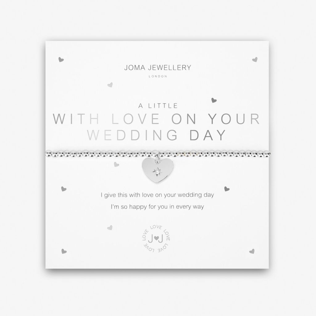 Joma Jewellery A LITTLE 'WITH LOVE ON YOUR WEDDING DAY' BRACELET