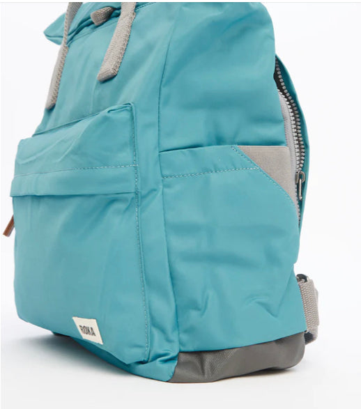 Roka London- Medium Canfield Backpack- Petrol Nylon